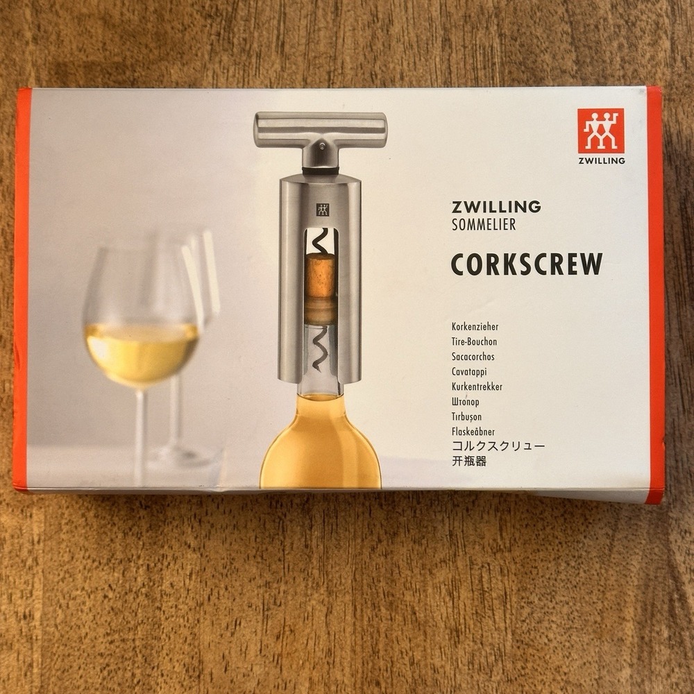 ZWILLING Sommelier Stainless Steel Corkscrew 18/10 Ergonomic Wine Opener
